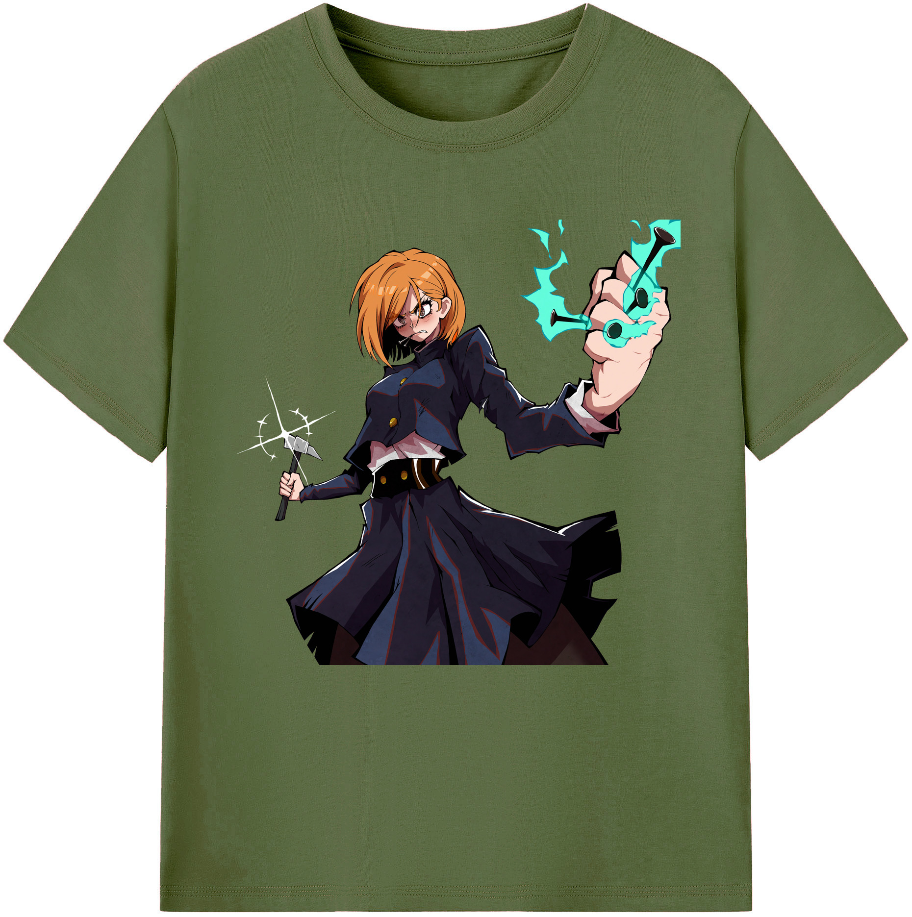 （画像用） 呪術廻戦 Jujutsu Kaisen 綿100％半袖Tシャツ（フロントプリント）